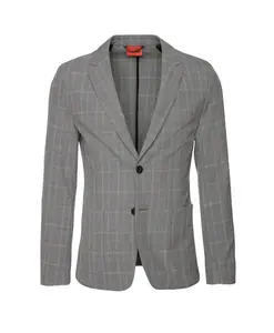 Клетчатый пиджак - agaltus222j2 Hugo, серый