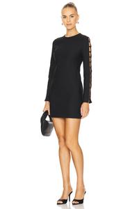Платье-Мини tamera с длинными рукавами Simkhai, черный