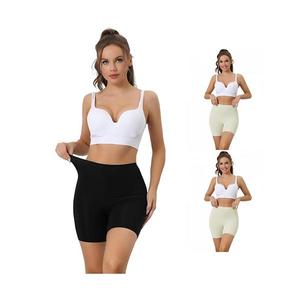 3 пары женских шорт-утягивающих шорт для контроля живота с высокой талией boyshorts Allegra K, White Black