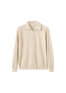 MANGO MAN Свитер 'Tenp' в бежевом цвете