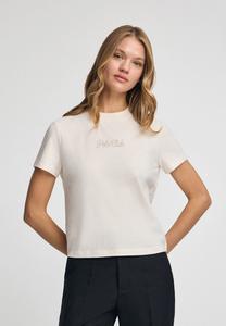 Футболка Polo Club SHORT SLEEVE BOXY FIT LUNA, Ecru/Off-White