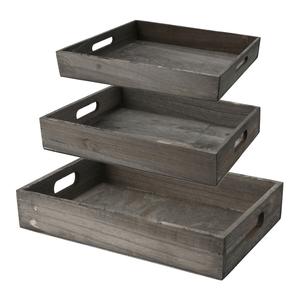 Сервировочный поднос 20x38x18 см, светло-серый