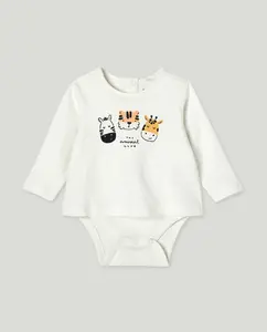 Боди-майка однотонная для малышей Baby El Corte Inglés, белый