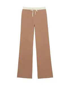 Хлопковые брюки Джона Ines De La Fressange Paris, бежевый