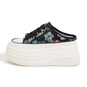 Миланская песня любви Секвинс Быстросохнущие износостойкие бесшумные тапочки женские черные