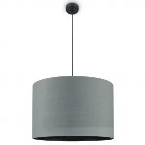 Подвесной светильник TOM E27 с совместимым диммером и лампочкой Paco Home, черно-серый
