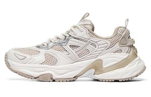 Скользоустойчивые и дышащие массивные кроссовки унисекс на низком ходу Kappa, цвет: бело-коричневый, зародыш пшеницы бежево-коричневый/зимний день белый