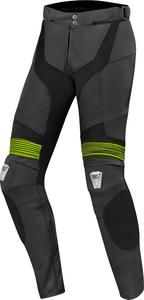 Мотоциклетные кожаные брюки Berik flexius, Black/Yellow