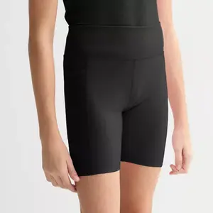 Велосипедные шорты для девочек 7-20 лет Tek Gear, черный