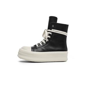 MOMGOG Высокие кроссовки для скейтбординга унисекс, черные