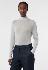Топ comma Long sleeved top, Grau Meliert/Mottled Light Grey