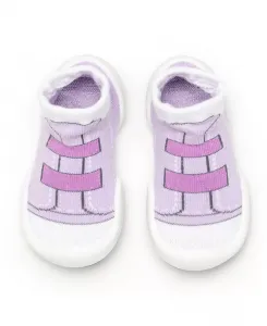 Дышащие моющиеся противоскользящие носочки-туфли для первых шагов девочки - Violet Komuello