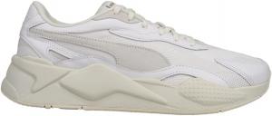 Мужские кроссовки PUMA RS-X3 Luxe с шнуровкой, повседневные - белые