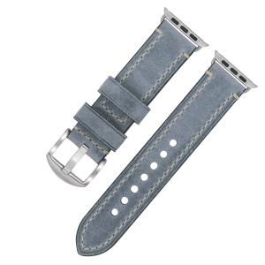 Ремень IBOANN из натуральной кожи Crazy Horse с пряжкой цвета хаки, совместимый с Apple, длина 205 мм