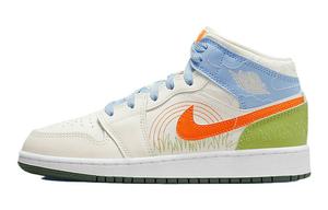 Джордан 1 Mid SE Стежок (GS)