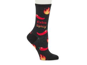 Носки Socksmith Extra Spicy Women's Crew Socks, черный