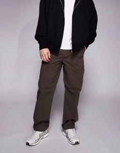 Свободные брюки коричневого цвета River Island