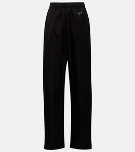 Нейлоновые спортивные брюки Prada, Nero