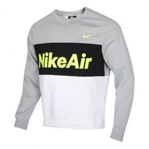 Толстовка Nike Air Sweatshirts For Men Multi-Color 'Light Gray White Black', серый