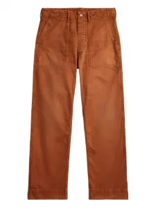 Брюки с застежкой на пуговицах Ralph Lauren Rrl, коричневый