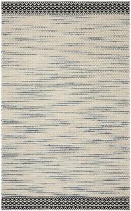 Ковер SAFAVIEH, 244 x 305 см, - коллекция Natura - большой - Black & Ivory, ручной работы из шерсти и хлопка, идеально для гостиной, спальни, столовой (NAT106Z)