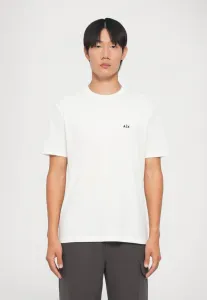 Футболка стандартного кроя, базовая футболка Armani Exchange, White