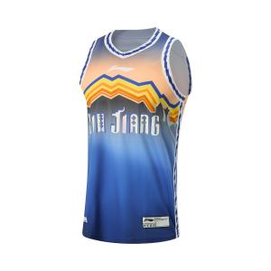 Коллекция баскетбольной формы LiNing Sports, мужская баскетбольная майка., dream синий