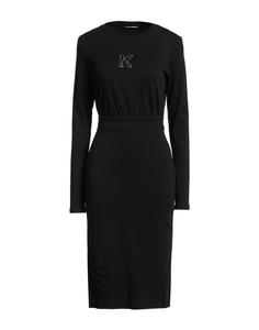 Платье миди Karl Lagerfeld, черный