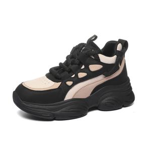 Массивные кроссовки женские Golden Silk Rabbit, Beige Black