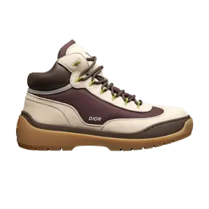 Ботинки Dior Dean Ankle Boot Beige Burgundy, кремовый