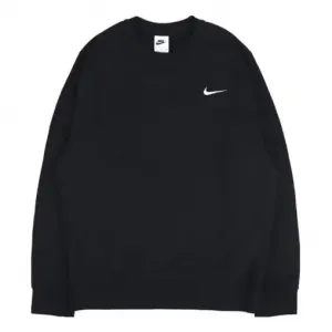 Рубашка Nike Club Training Crew Sweatshirt 'Black', черный