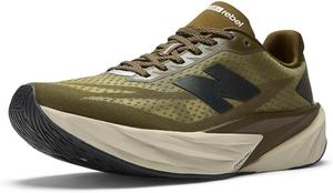 New Balance Мужские бутсы FuelCell Rebel V5, Woodland/Shipyard/Silver Metallic