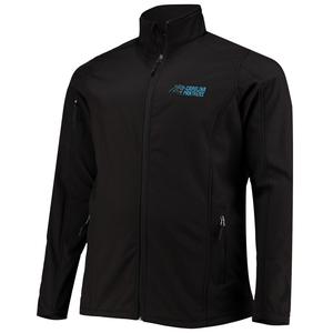 Мужская куртка Dunbrooke Black Carolina Panthers Big & Tall Sonoma Softshell с молнией во всю длину