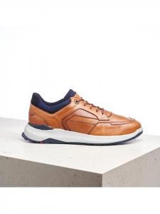 Светло-коричневые кожаные кроссовки LLOYD