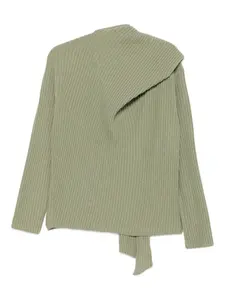 Джемпер Kayal с драпировкой Christian Wijnants, зеленый