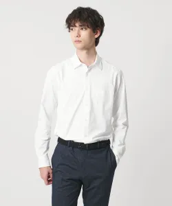 Рубашка с полушироким воротником, модель Comfort Easy, антибактериальная и дезодорирующая United Arrows, цвет White