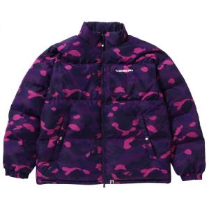 Куртка BAPE Color Camo Reversible Down Jacket, Purple
