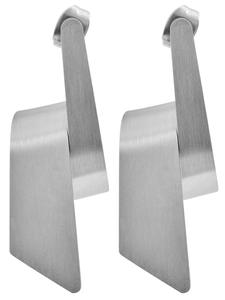 Adeliás Женские серьги - Серьги-гвоздики из нержавеющей стали серебристого цвета