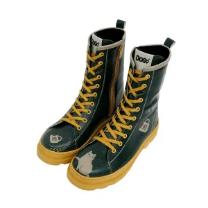 Ботильоны DOGO "Ladies Gisele, я делаю то, что хочу, веганские женские сапоги / женские", Vegan, зеленый