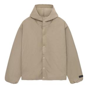 Куртка ss25 nylon hooded coach jacket Fear Of God Essentials, коричневый