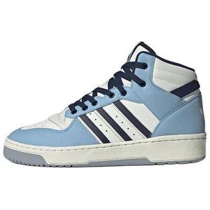 Кроссовки adidas originals Rivalry Skateboarding Shoes Unisex Mid-top Blue/White, синий/белый