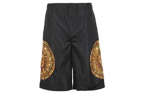 VERSACE JEANS COUTURE Повседневные шорты мужские черные