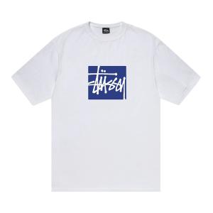 Футболка Stussy Stock Box, белая