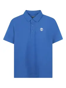 Рубашка поло с логотипом Timberland Kids, синий