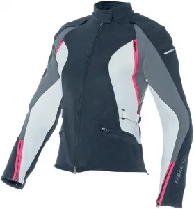 Женская мотоциклетная куртка Dainese Arya Tex, Black/Dark Gull Grey/Fuchsia