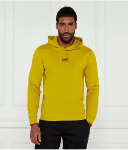 Толстовка regular fit Ea7, горчичный