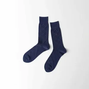 Платье POLO RALPH LAUREN, деловая клетка, носки средней высоты, цвет 68. Navy