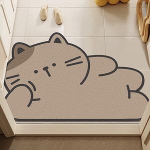 Budis Ковер 60х120 см из ПВХ, для прихожей/ванной, противоскользящий, с рисунком, C Style