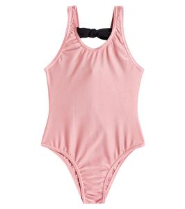 Купальник с бантом Suncracy, розовый