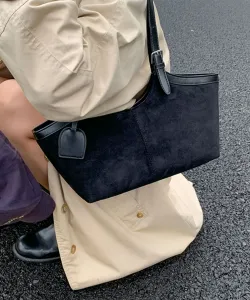 Мини-сумка-тоут из замши Aimoha - Select -, цвет Black